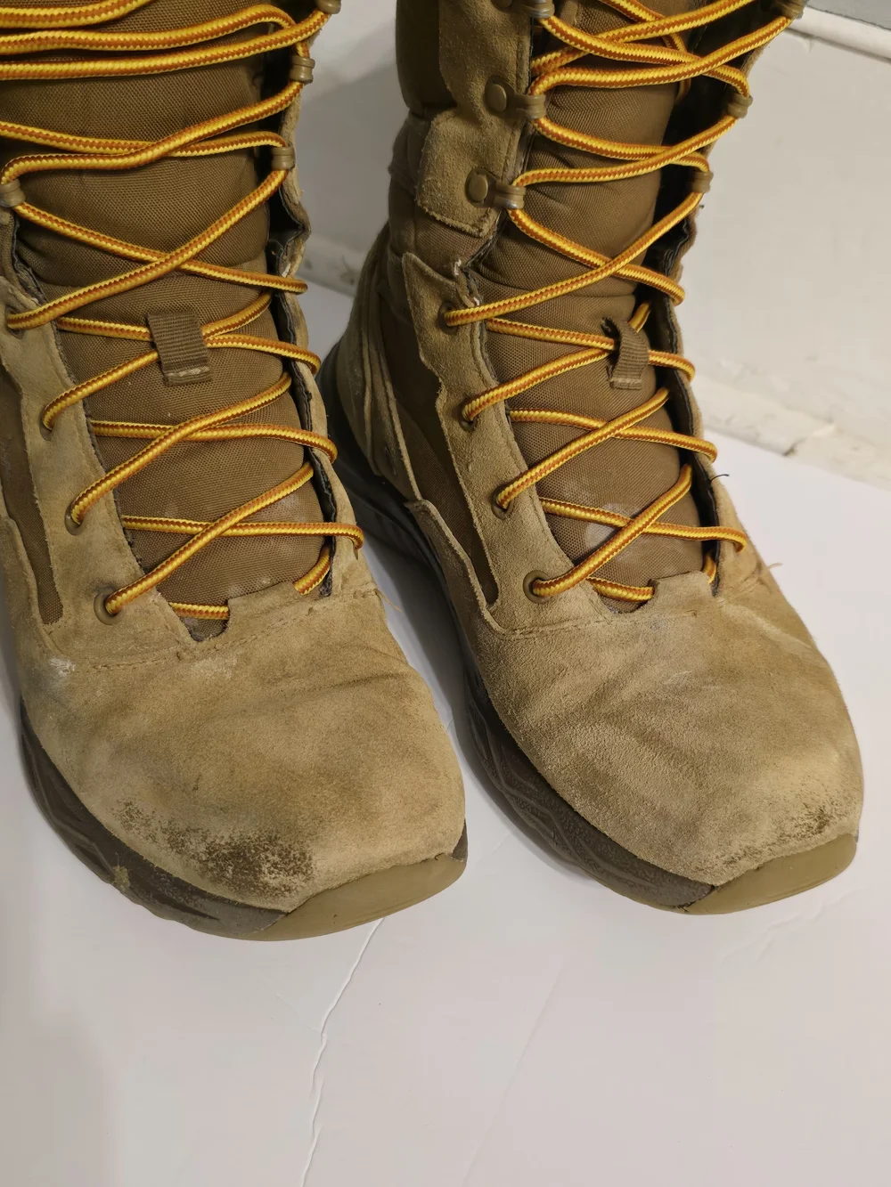 Men's Olive Tactical Field Boots - Rugged Lace-Up Support
